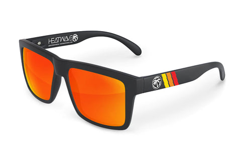 Heatwave Vise Sunglasses- Black: Galaxy Blue Lens – LZMFG