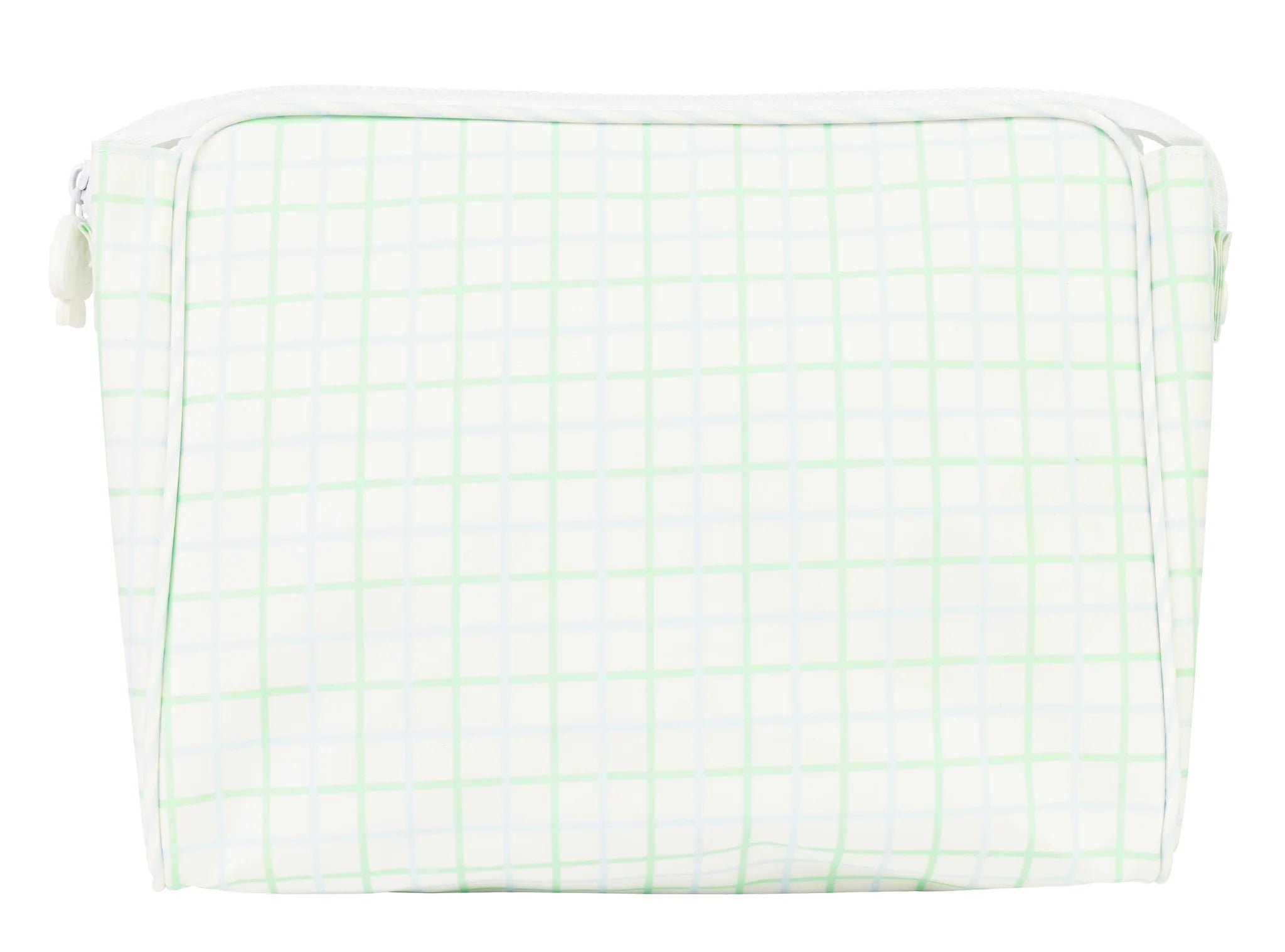 The Small Go Bag  - Blue/Green Windowpane