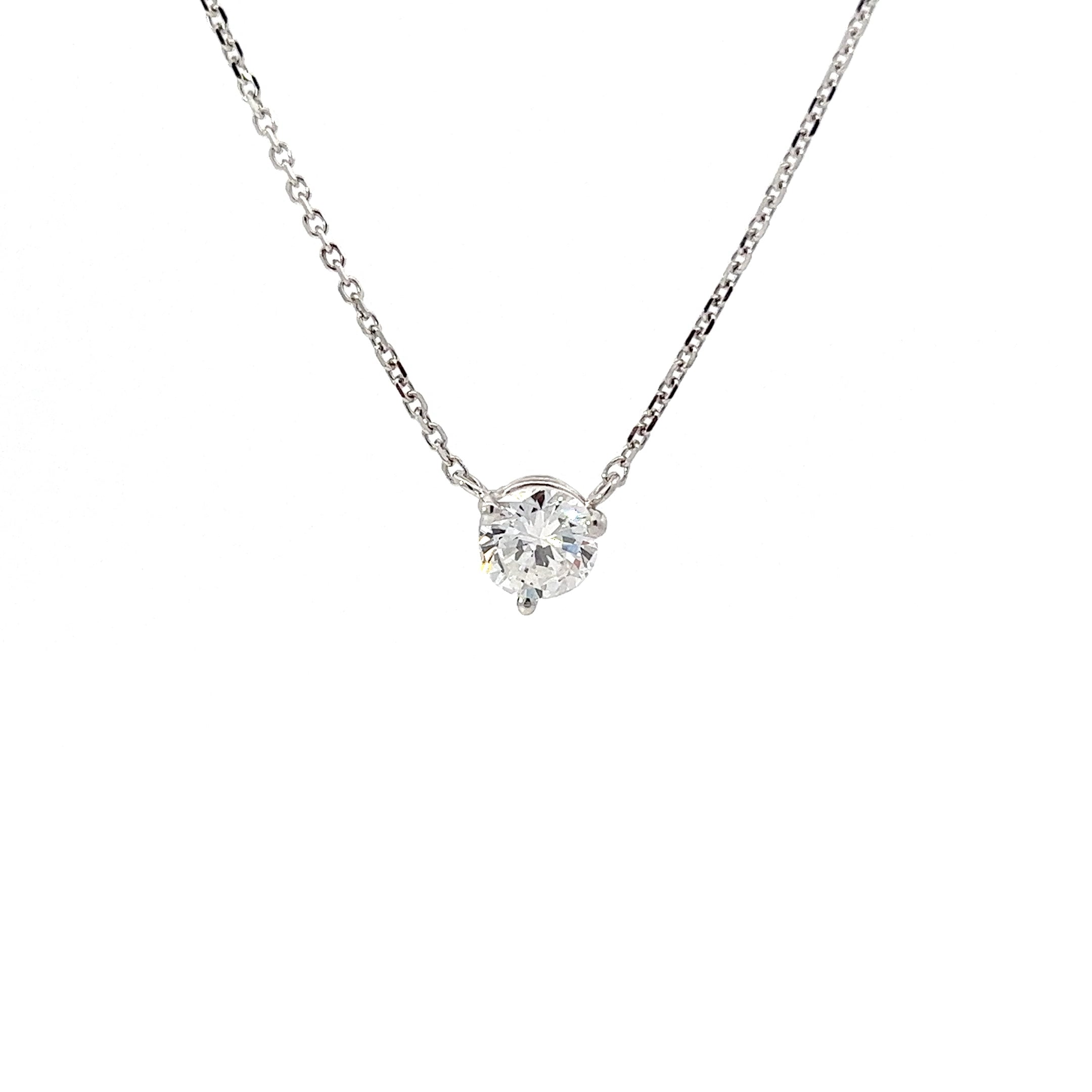 LaViano Jewelers 14K White Gold Diamond Necklace - Necklaces