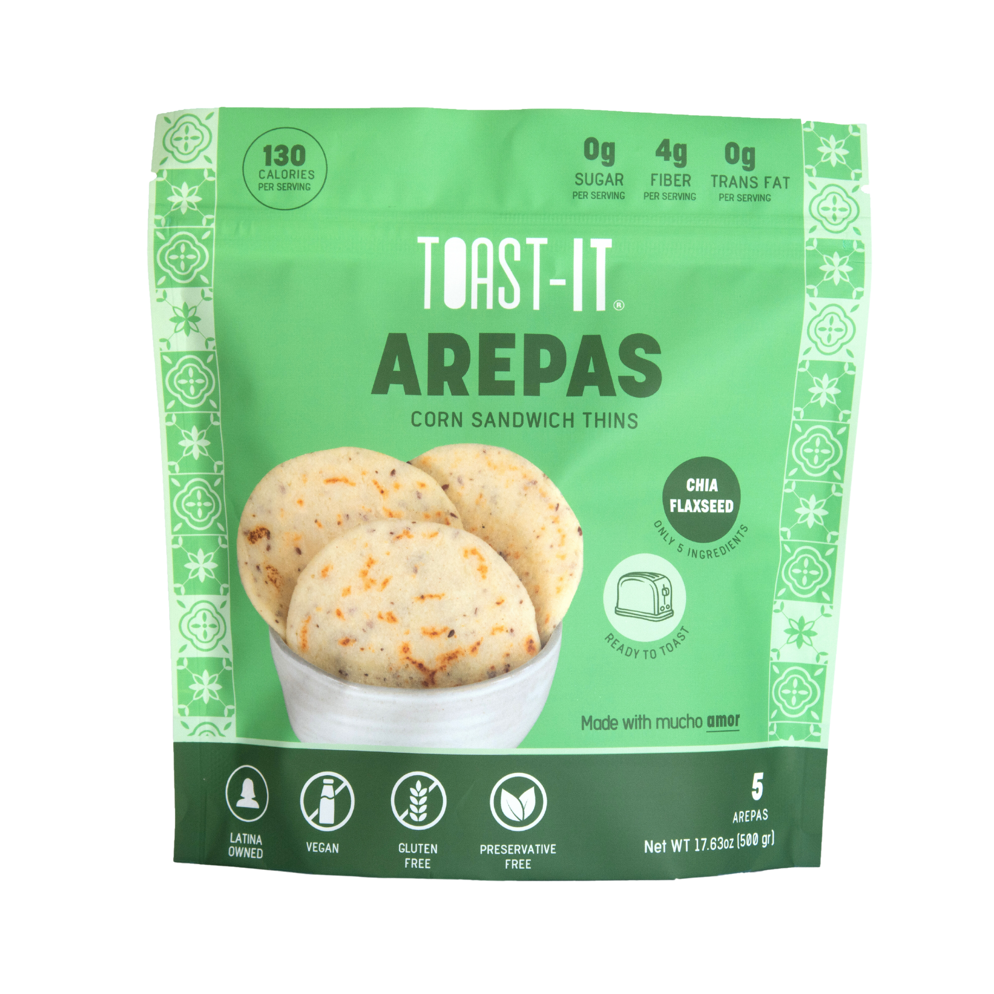 Cassava(Yuca) Arepas - 6 Pack (30 Arepas) – TOAST-IT