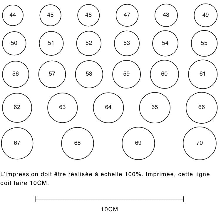 ring sizes