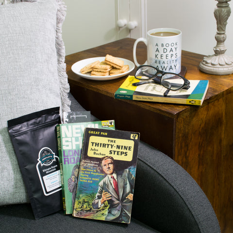 Coffee and Vintage Book Subscription