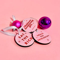 Christmas Tree Decorations by Bookishly. Perfect for book lovers, bookworms, readers, bibliophiles and feminists