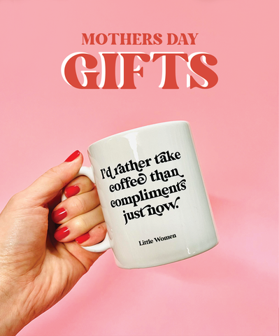 Mothers Day Gift Guide. 2023 gift guide. Mothers Day. Bookish Gift.