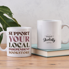 Support your Independent Bookstore. Support local businesses. Mug. Bookish Gift.