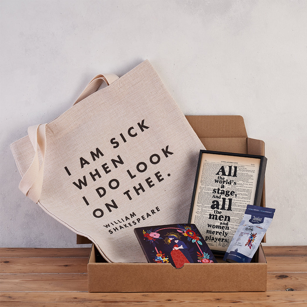 WILLIAM SHAKESPEARE GIFT BOX LITERARY GIFTS BOOKISHLY