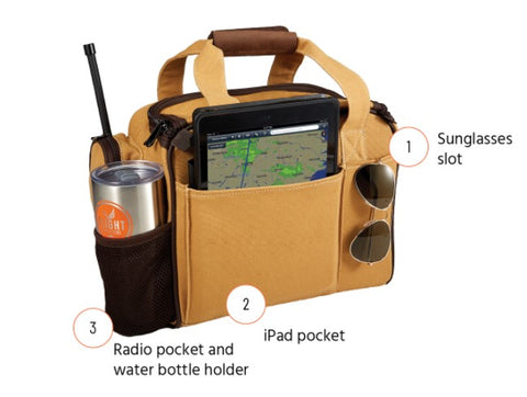 Flight Outfitters Bush Pilot Flight Bag Features