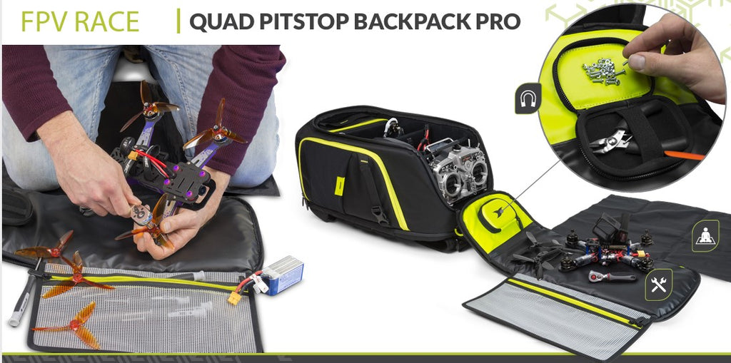 Torvol - Quad PITSTOP Backpack Pro in Action
