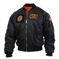 Ma 1 Flight Jacket With Patches Pilots Hq Llc