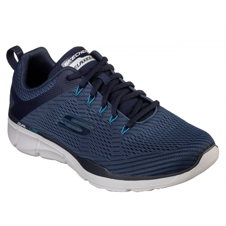 skechers air cooled memory foam navy