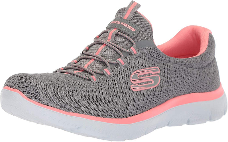 skechers memory foam grey