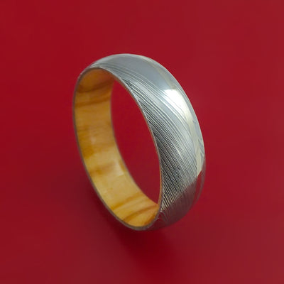 Olive Wood Hardwood Wedding Bands and Engagement Rings