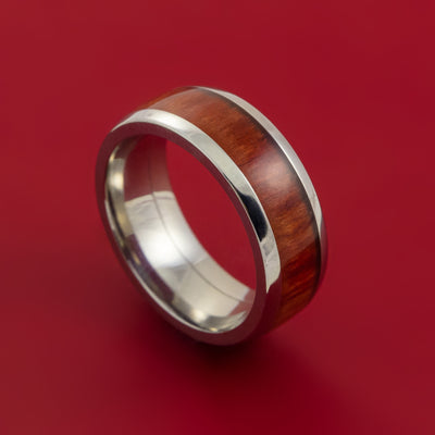 Padauk Hardwood Wedding Bands and Engagement Rings