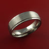 Titanium Wedding Band Engagement Rings Modern Made to Any Sizing and Finish 3-22