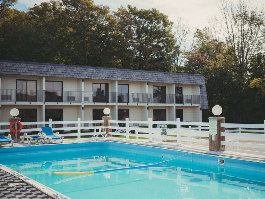 The pool before in Sauble Beach