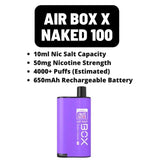 Air Bar Air Box X NKD 100
