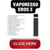 vaporesso xros 3 specs and ad