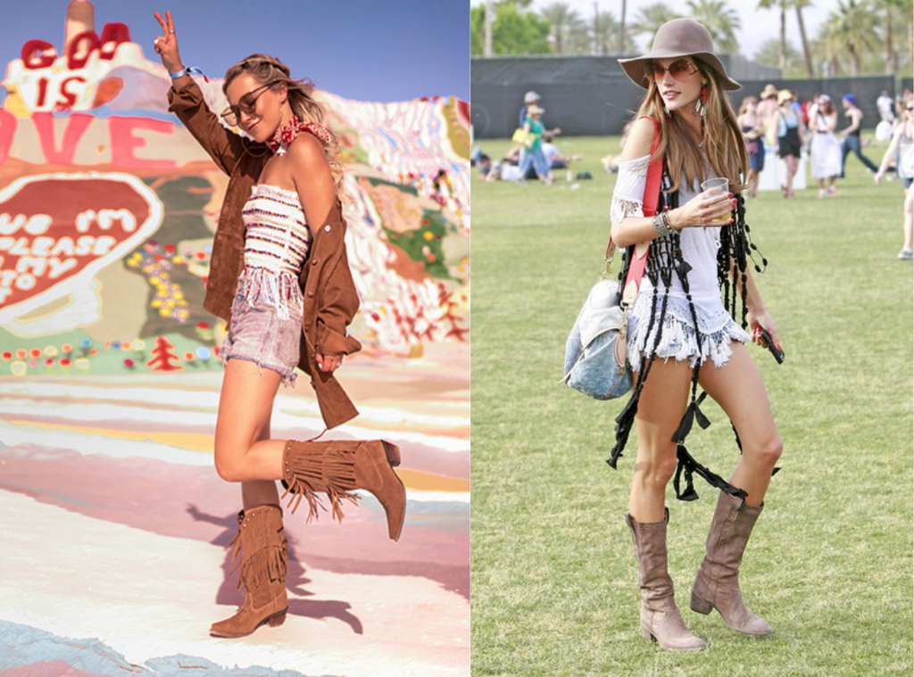 Festival Fashion Trend! Cowboy Boots Were 'IN' At Coachella