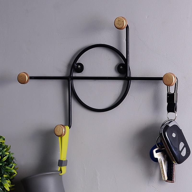 Porte-Clés Mural Accroche Clef Home Décoratif (Support à 4 Crochets),  Patère en Verre pour Porte d'Entrée, Cuisine ou Garage, Rangement pour Clés  de Maison, Travail, Véhicules