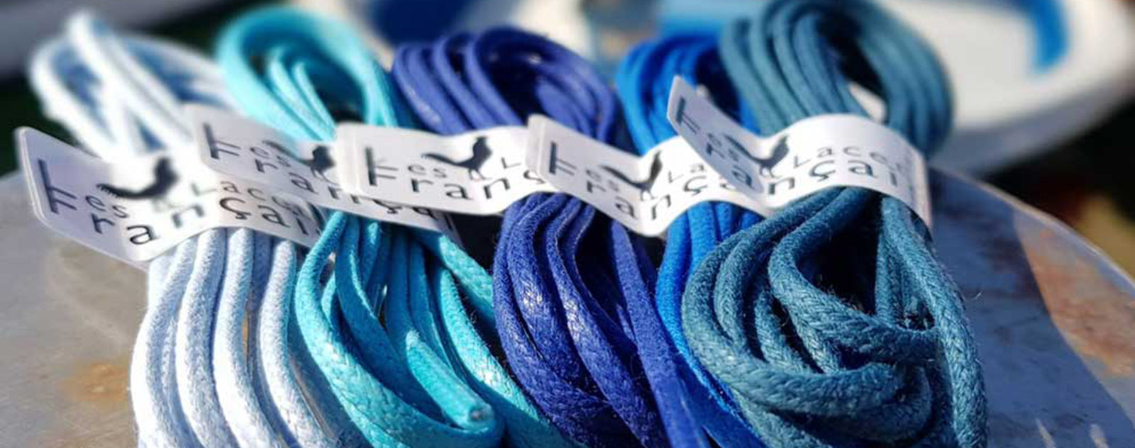 blue color laces