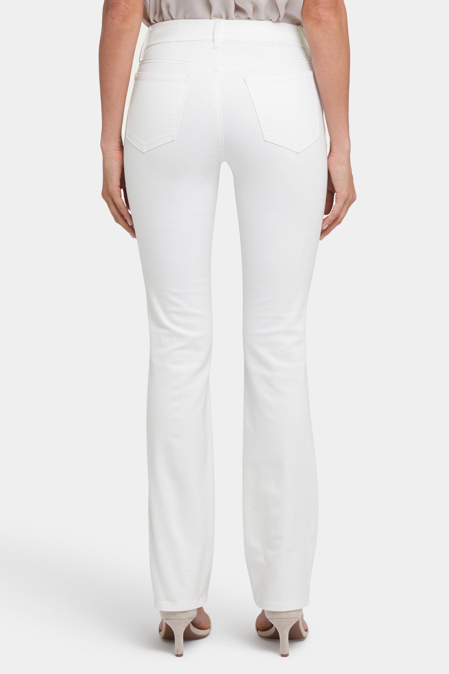 Waist-Match™ Slim Straight Crop Jeans - Optic White White