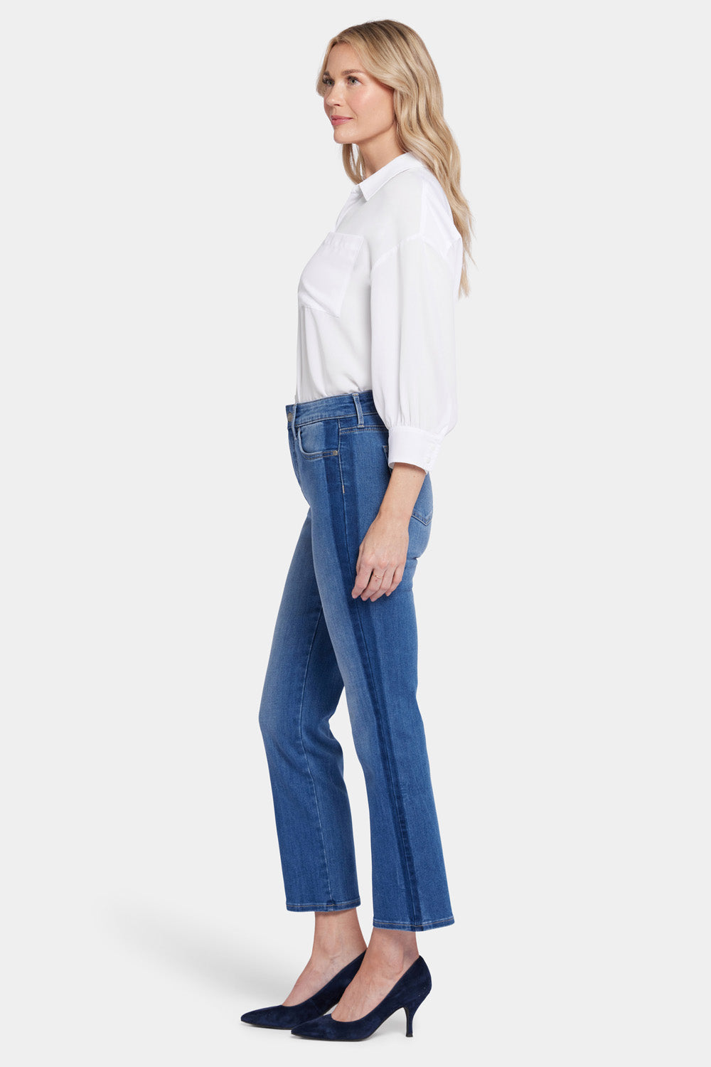 Alina Skinny Ankle Jeans In BlueLast™ Denim - Dark Rinse Blue | NYDJ
