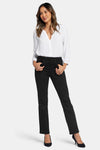 Women Ellison Straight Jeans In Black, Regular, Size: 00   Denim
