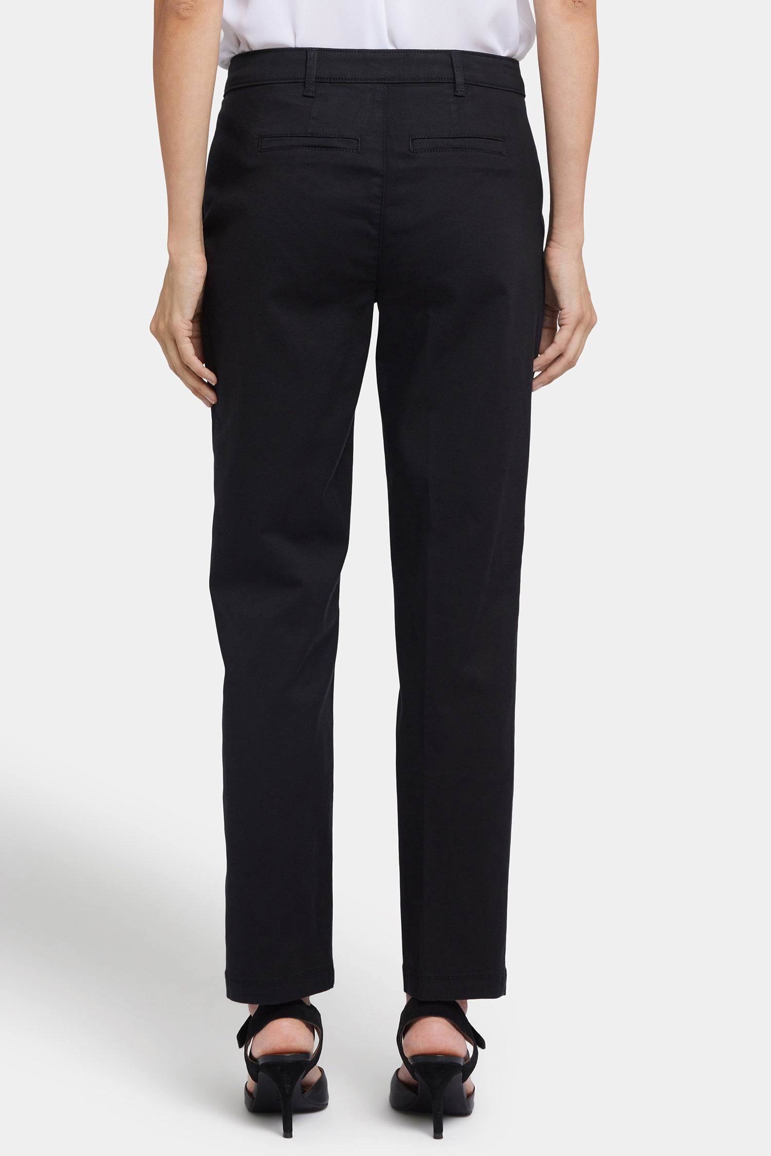 Slim Trouser Ankle Pants - Dark Blue Heather Blue