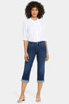 Women Marilyn Straight Crop Jeans In Petite In Cambridge, Size: 00p   Denim