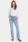 Women Blake Slim Flared Jeans In Petite In Haley, Size: 00p   Denim