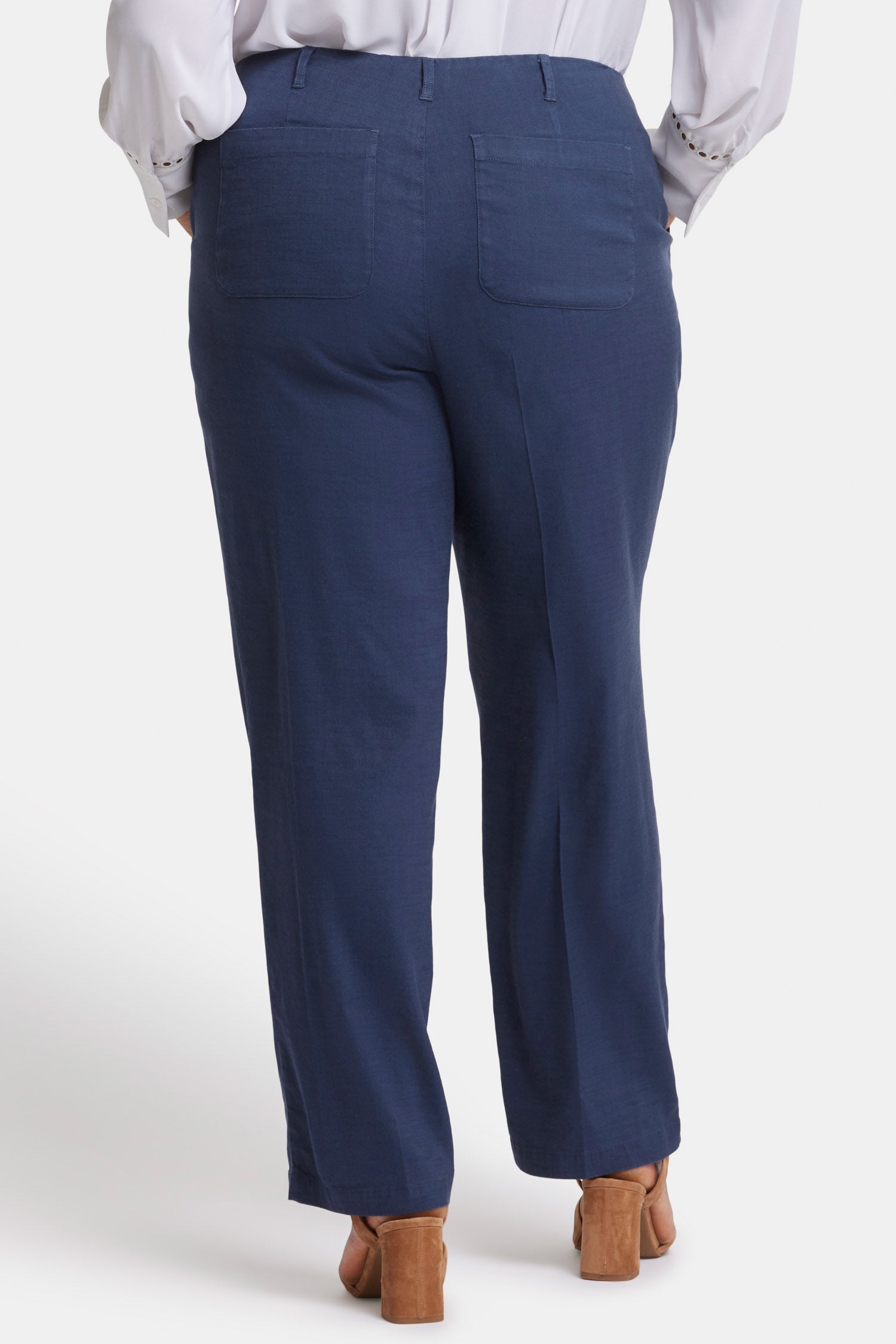 Plus Size Stretchy Capri Pants-5002BN-AXS1 – Jostar Online
