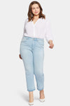 Women Marilyn Straight Ankle Jeans In Plus Size In Brightside, Size: 14w   Denim