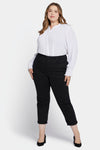 Women Margot Girlfriend Jeans In Plus Size In Black, Size: 14w   Denim