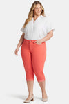 Women Marilyn Straight Crop Jeans In Plus Size In Fruit Punch, Size: 14w   Denim