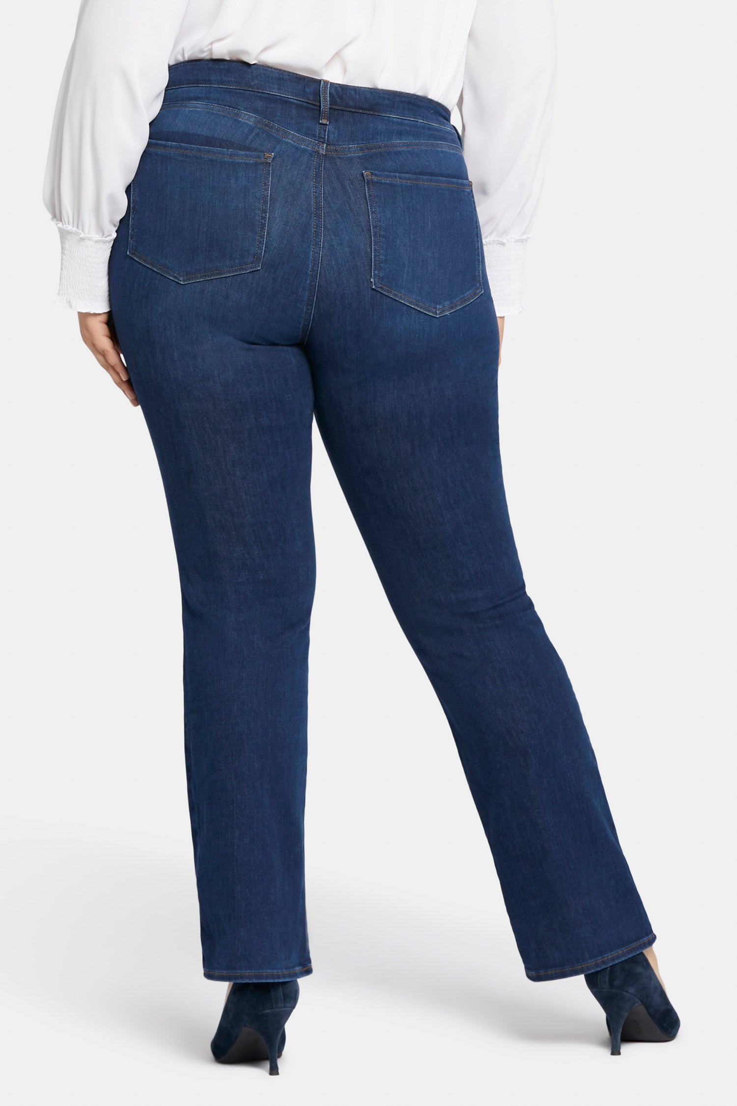 NYDJ Tummy Tuck Blue Jeans Style 4000 Stone Wash Bootcut High Rise Women's  Sz 16