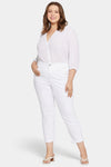 Women Margot Girlfriend Jeans In Plus Size In Optic White, Size: 14w   Denim