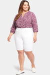 Women Briella 11 Inch Shorts In Plus Size In Optic White, Size: 14w   Denim