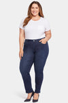 Women Relaxed Slender Jeans In Plus Size In Underground, Size: 14w   Denim