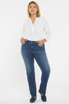 Women Marilyn Straight Jeans In Plus Size In Saybrook, Size: 14w   Denim