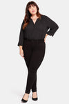 Women Ami Skinny Jeans In Plus Size In Black, Size: 14w   Denim