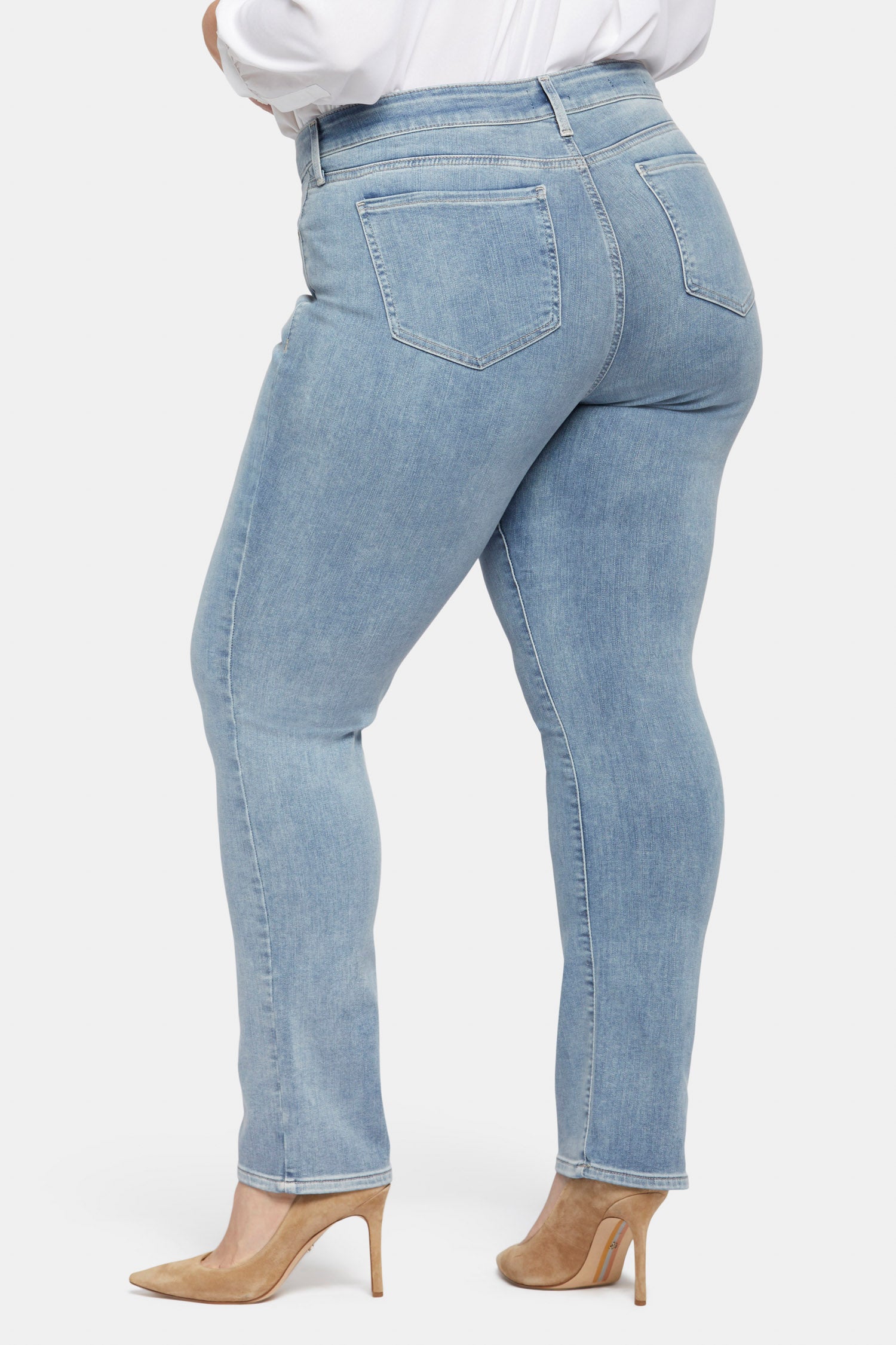 Slim Bootcut Jeans In Plus Size In Sure Stretch® Denim - Lovesick Blue