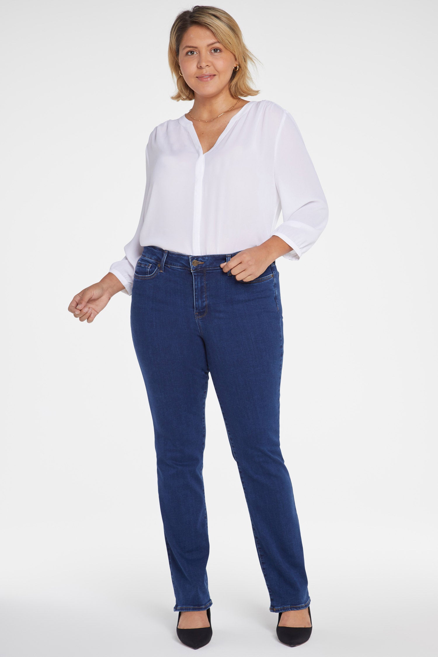 Women's Plus Size Jeans - Straight, Wide Leg & Skinny