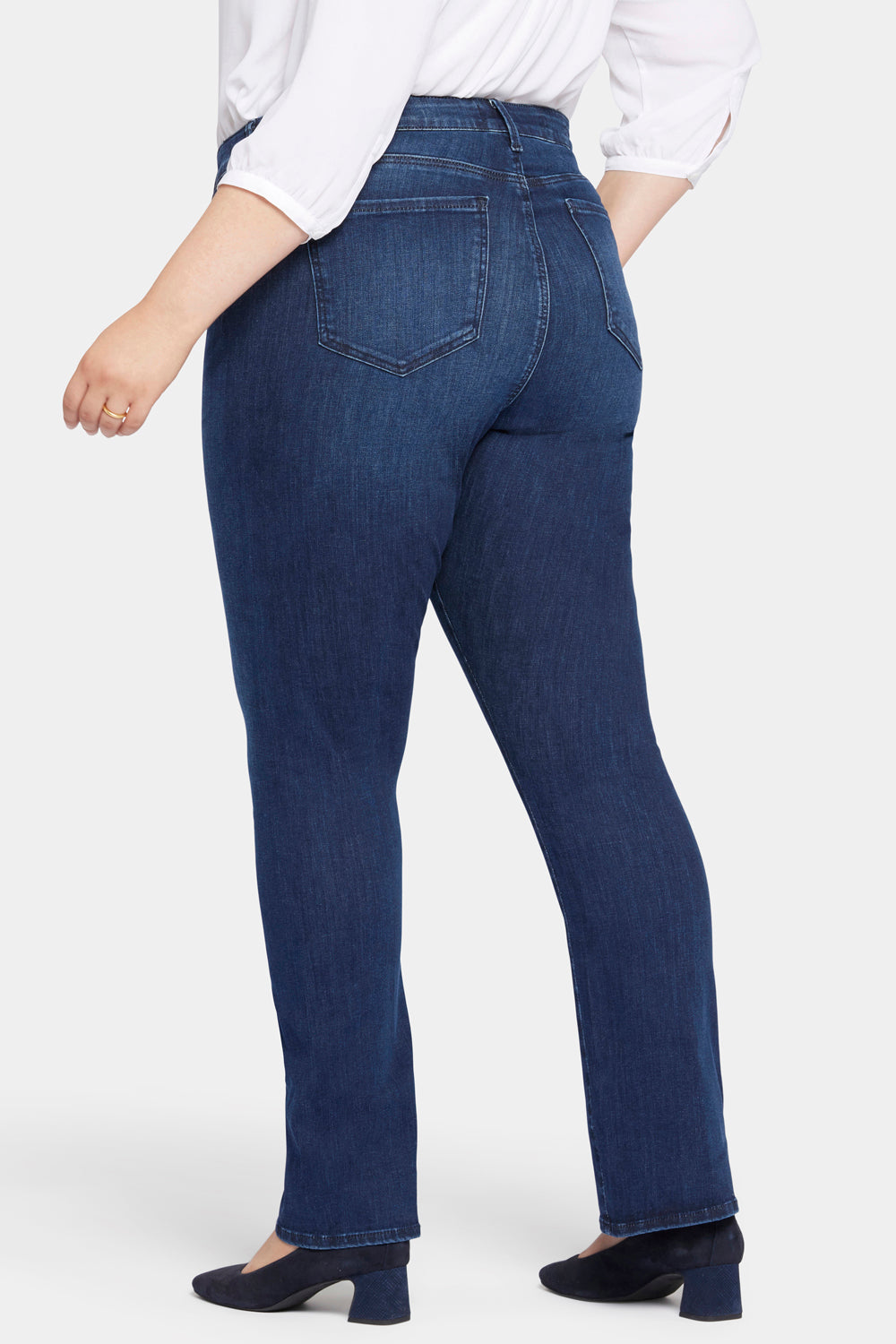 Billie Mini Bootcut Jeans In Plus Size In Sure Stretch® Denim With High Rise  - Parade Grey