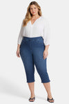 Women Dakota Crop Pull on Jeans In Plus Size In Olympus, Size: 1x   Lyocell/denim/tencel