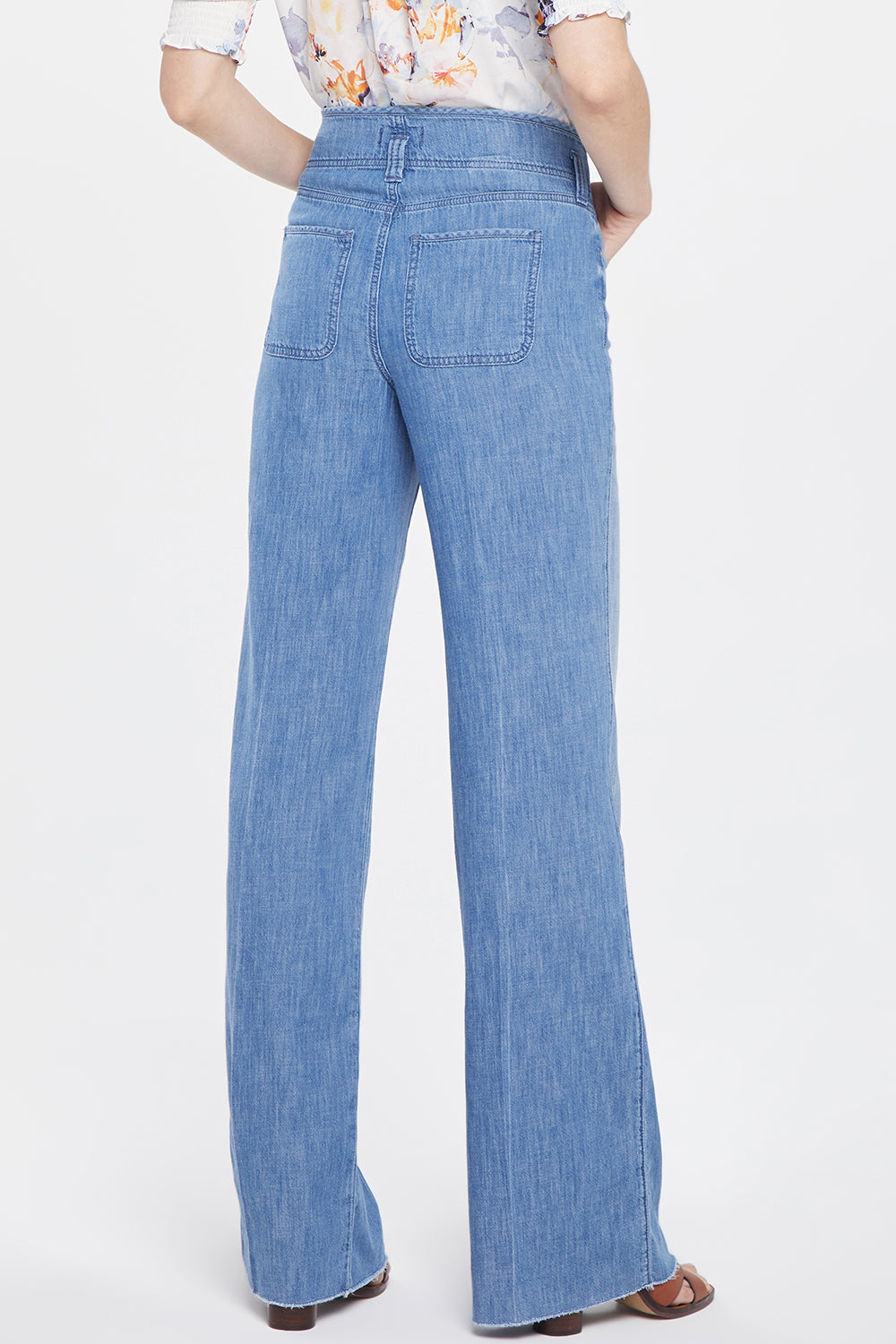 Teresa Wide Leg Jeans With 1 1/2