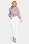 Women Sheri Slim Ankle Jeans In Petite In Optic White, Size: 00p   Denim