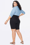 Women Briella 11 Inch Shorts In Plus Size In Black, Size: 14w   Denim