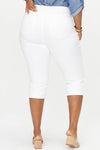 Women Marilyn Straight Crop Jeans In Plus Size In Optic White, Size: 14w   Denim