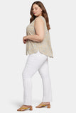 Sleeveless Pintuck Blouse In Plus Size - Sand Cat
