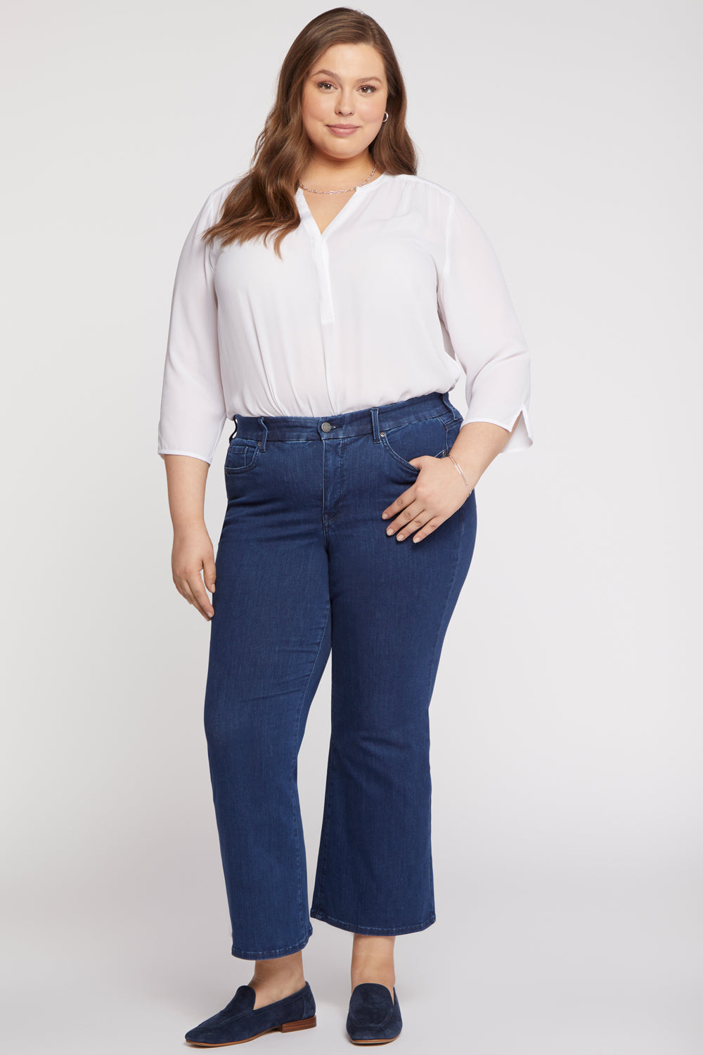 Women's Plus Size Relaxed Jeans - Straight & More Fits